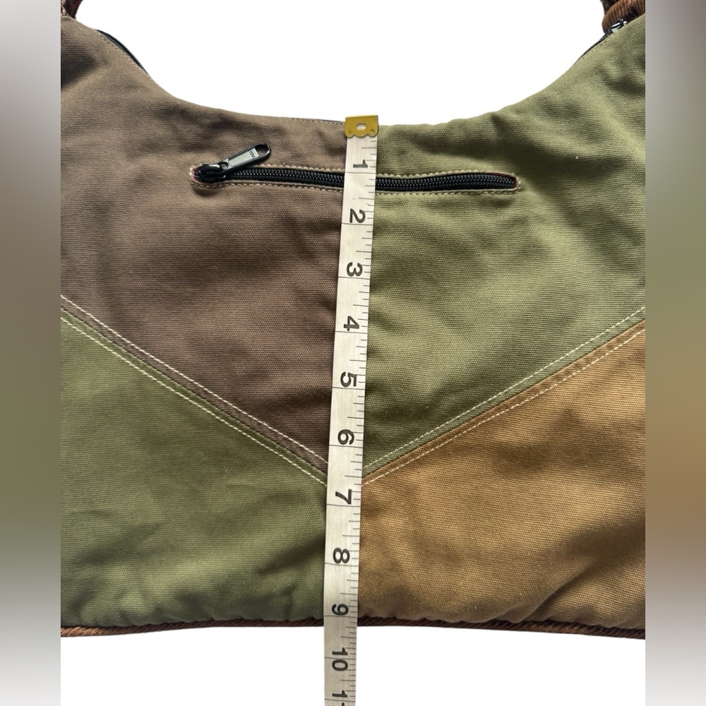 Blue Sky Multicolor Patchwork Multi Pocket Boho B… - image 11